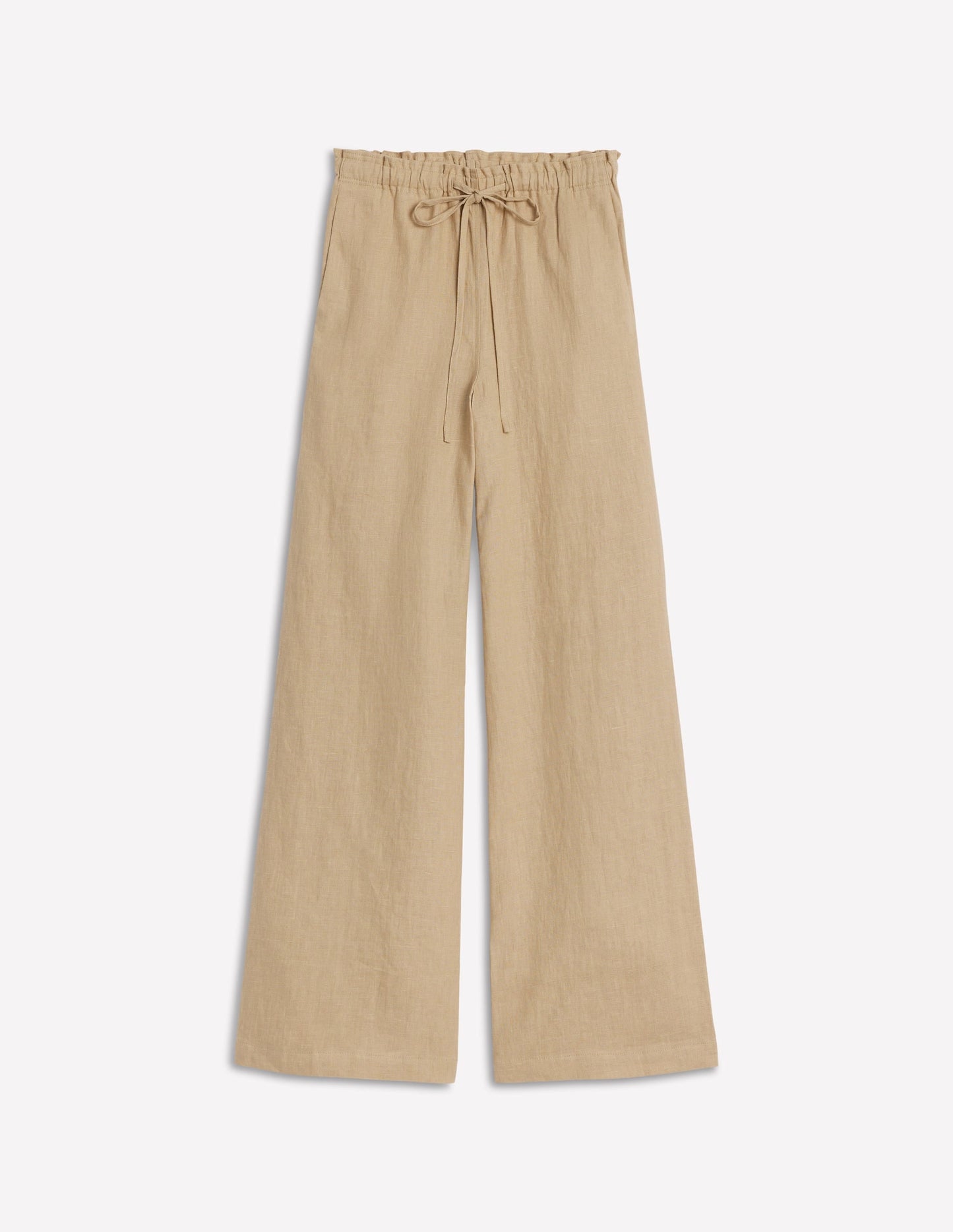Islington Linen Trousers-Oatmeal