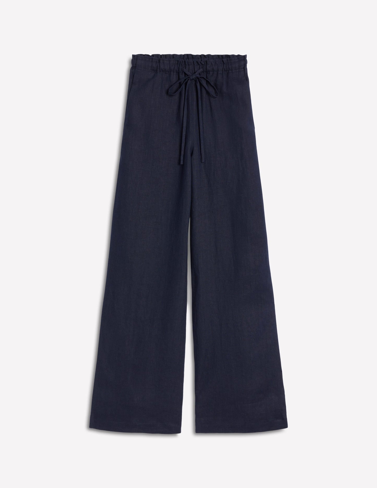 Islington Linen Trousers-Navy