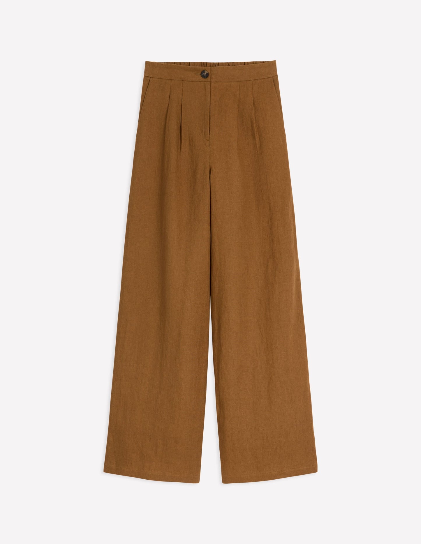 Dulwich Linen Trousers-Gingerbread