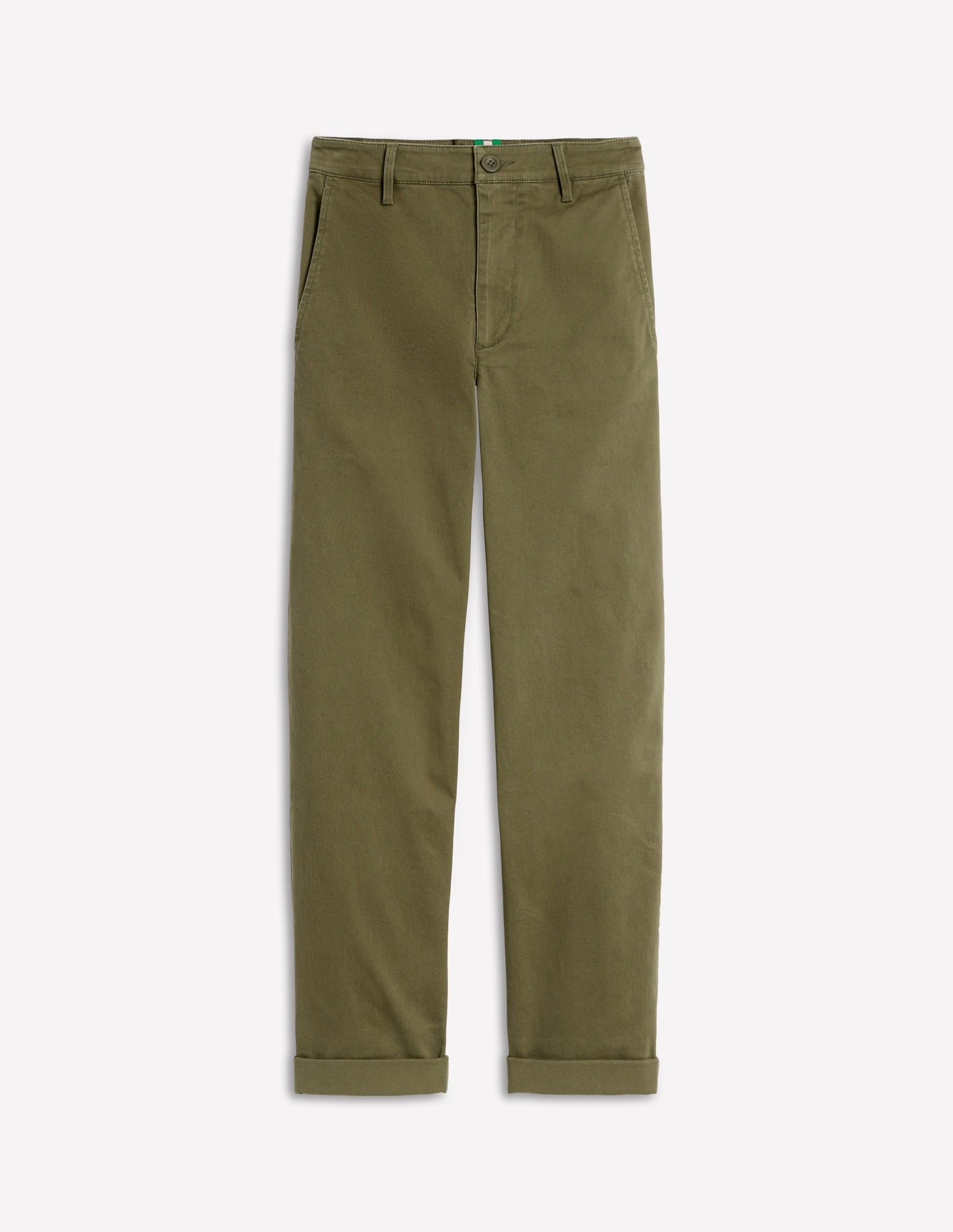 Barnsbury Chino Trousers-Woodland Green